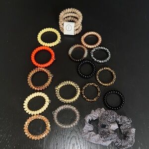 Assorted Hair Ties Set - Teleties & Lululemon